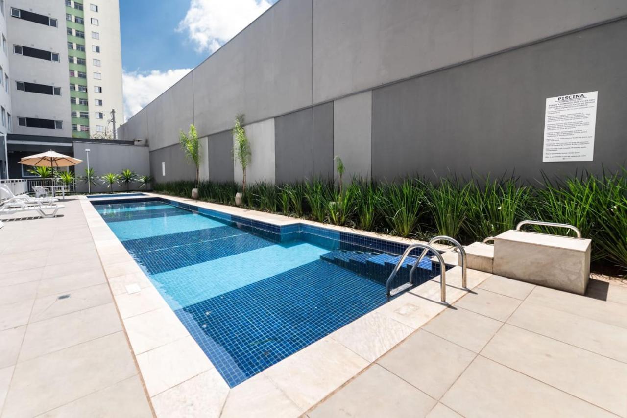 92B Apto Confortavel Prox Ao Bras - Piscina E Academia Sao Paulo Dış mekan fotoğraf